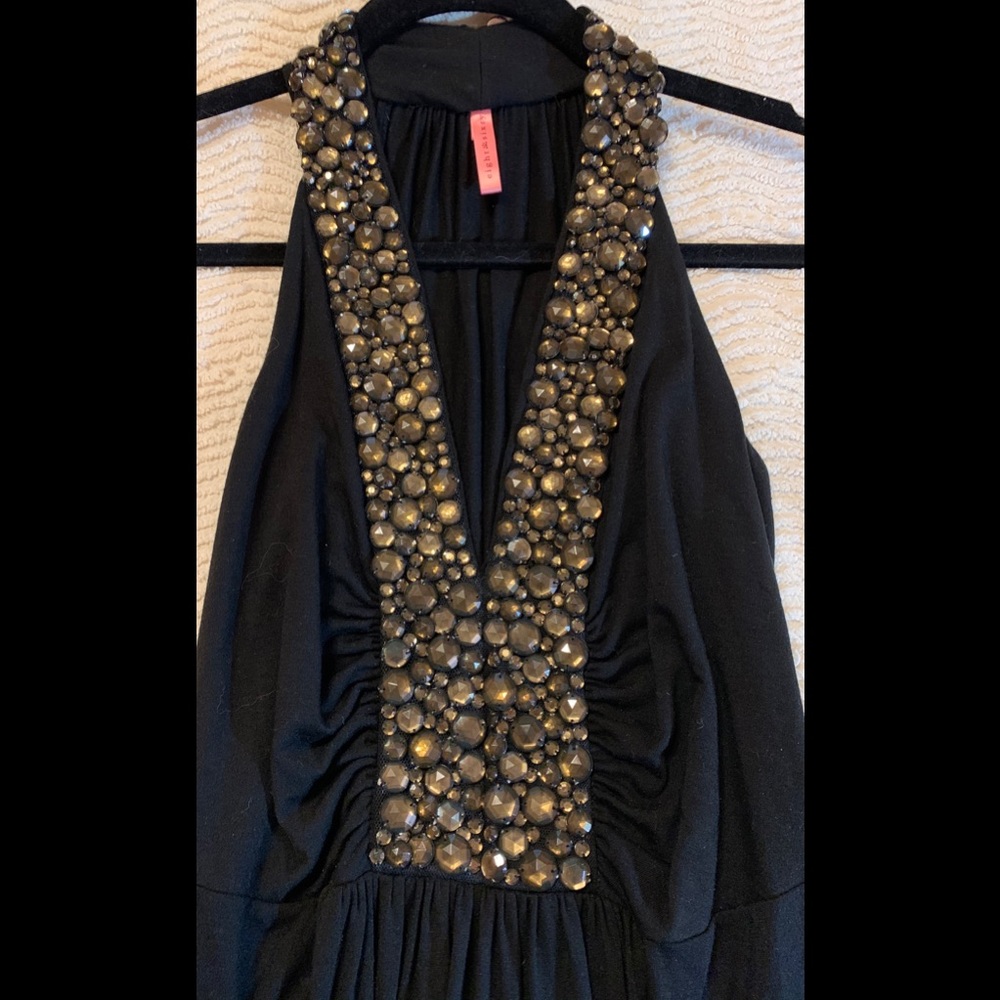 Eight Sixty Dressy Sleeveless Tank w/Amber Jewels